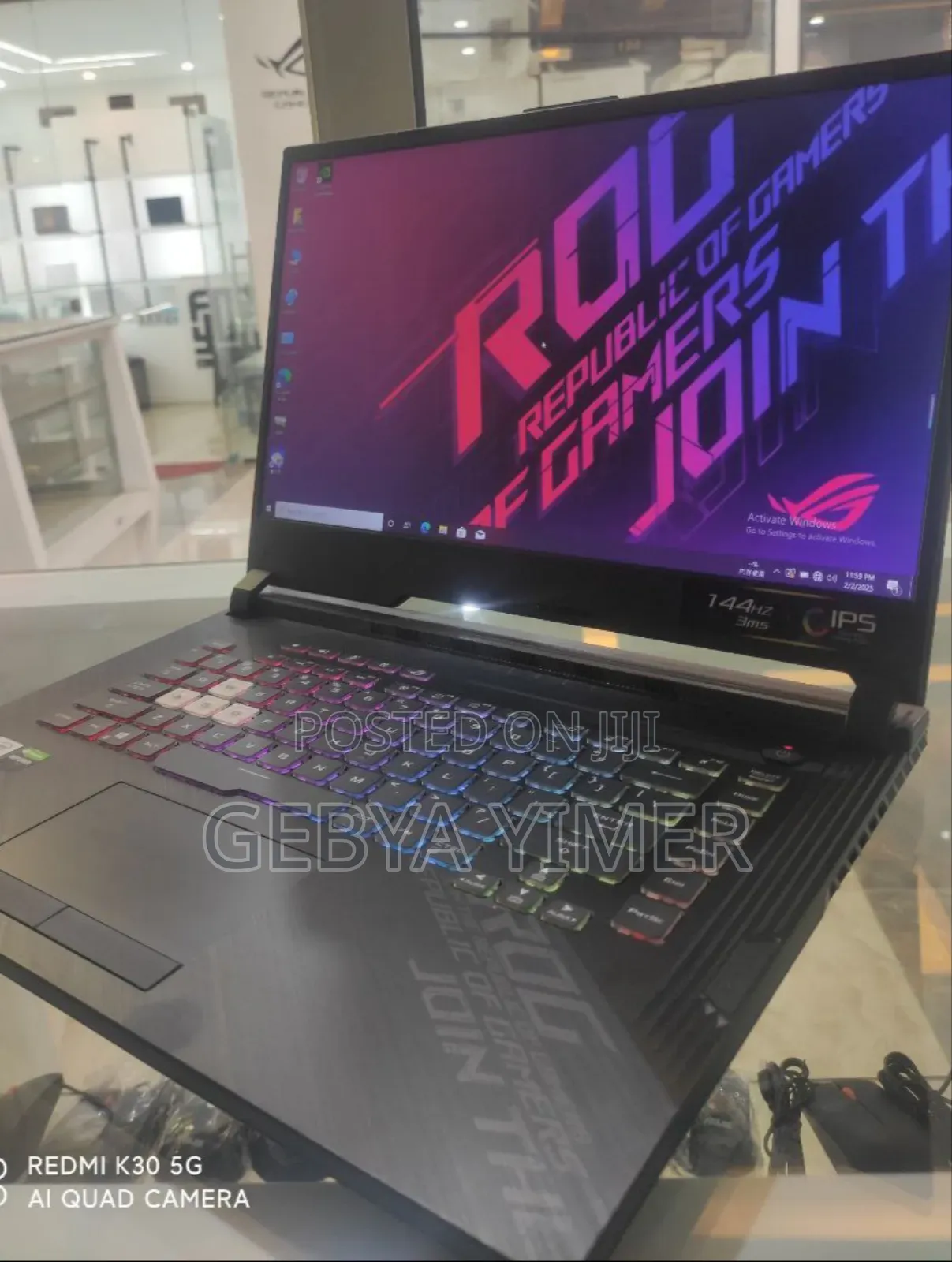 New Laptop Asus ROG Strix G15 G512 16GB Intel Core I7 SSD 512GB