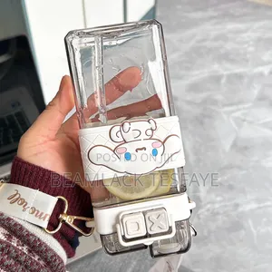 520ml Sanrio Cartoon Straw Cup