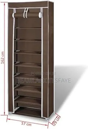 Fabric Shoes Cabinet With Cover