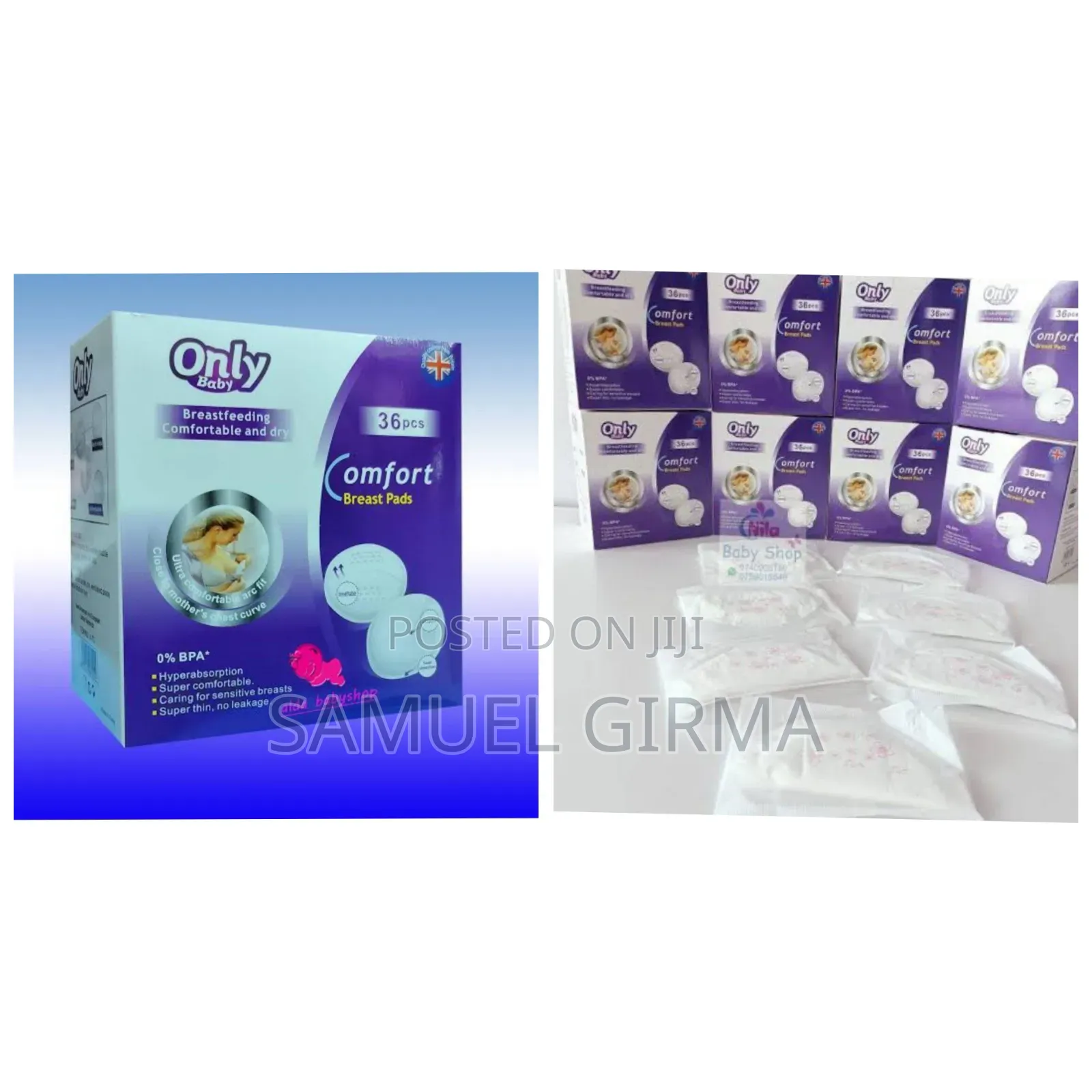 Breastfeeding Comfortable and Dry
24pcs