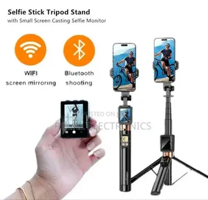 Photo - የዘመኑ ምርጥ Selfi Stick Tripod የራሱ Screen የተገጠመለት እንደፈለጉ እየተንቀሳቀሱ የሚነሱበት