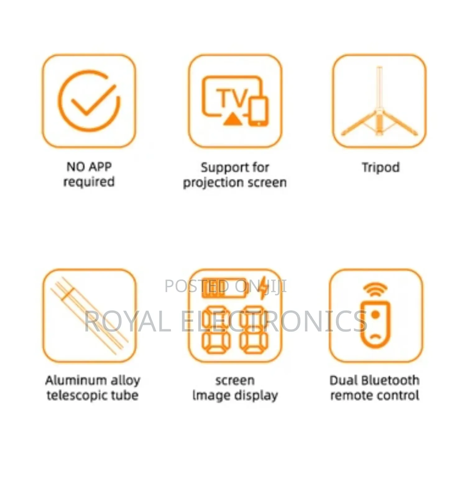 የራሱ Hd Screen ያለው Selfi Stick Tripod እንደፈለጉ እየተንቀሳቀሱ የሚነሱበት Max 1.7 M