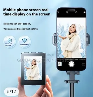 Photo - የራሱ Hd Screen የተገጠመለት Selfi Stick Tripod ቁመቱ እስከ 1.7m የሚረዝም