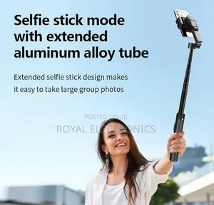 4 in 1 Gimbal Stabilizer + Face Tracker + Tripod + Selfi Stick