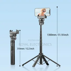 4 in 1 Gimbal Stabilizer + Face Tracker + Tripod + Selfi Stick