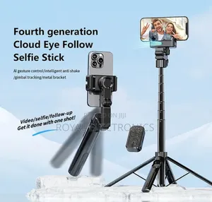 Photo - 4 in 1 Gimbal Stabilizer + Face Tracker + Tripod + Selfi Stick