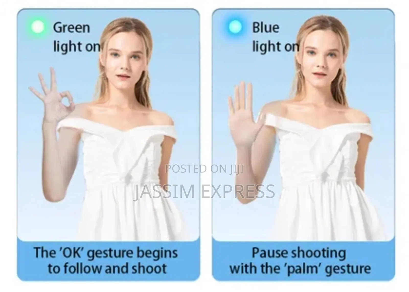 Gimbal Stabilizer የሆነ Ai Face Tracking ያለው ቁመቱ 1.3m Selfi Stick Tripod