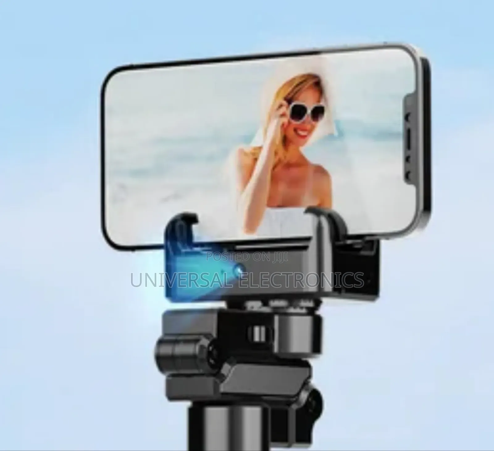Gimbal Stabilzer With Tripod and Ai Face Tracking Can Be Used as Selfi