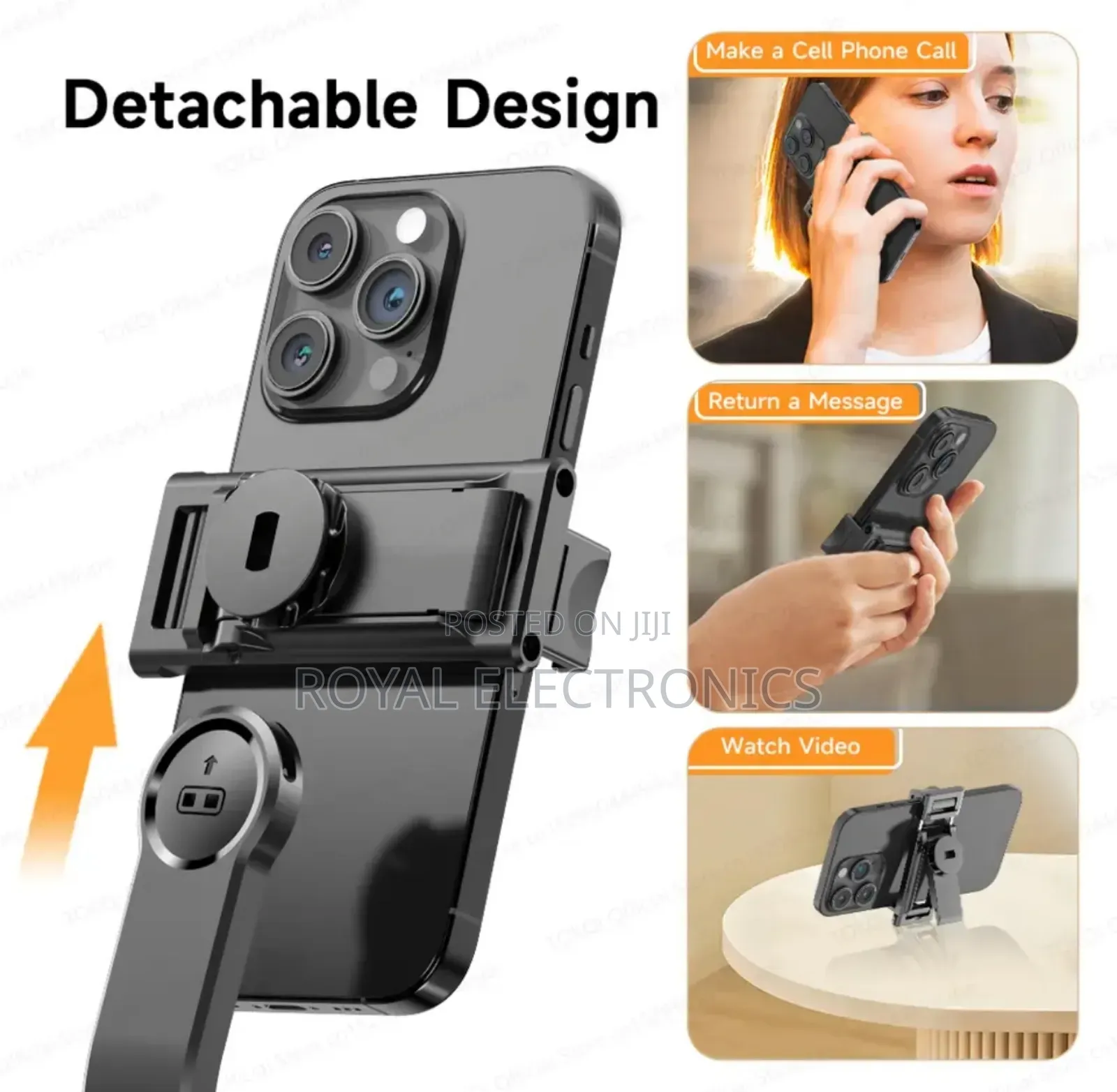 Mini ተጣጣፊ Selfi Stick Tripod የራሱ Fill Light ያለው 
(ለመያዝ በጣም አመቺ የሆነ )