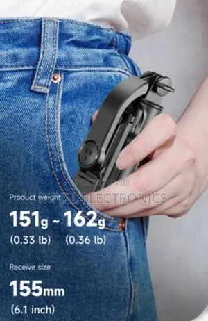 Mini ተጣጣፊ Selfi Stick Tripod የራሱ Fill Light ያለው 
(ለመያዝ በጣም አመቺ የሆነ )