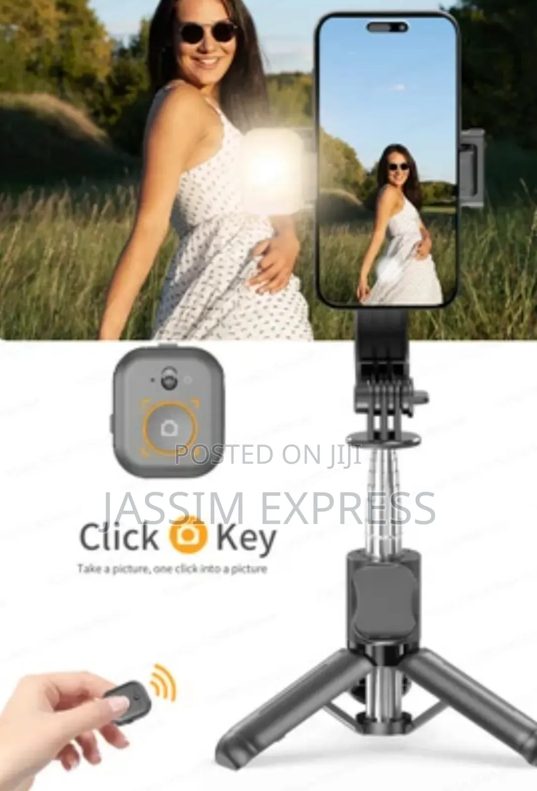 Mini Stable Selfi Stick Tripod (Flexible and Portable With Remote)