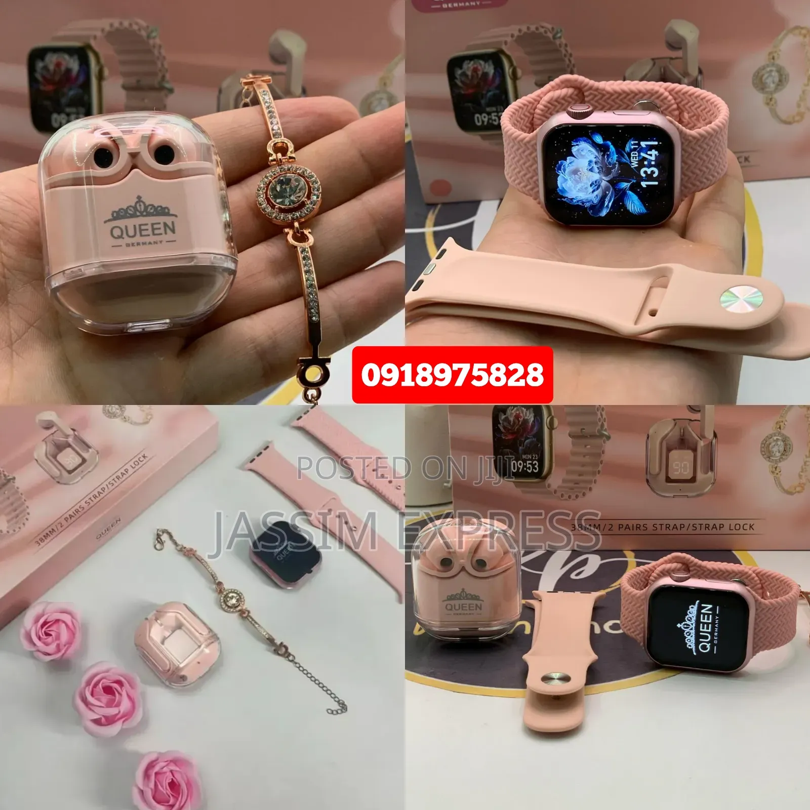 Germany Smart Watch With Airpods and Bracelet and Extra Straps