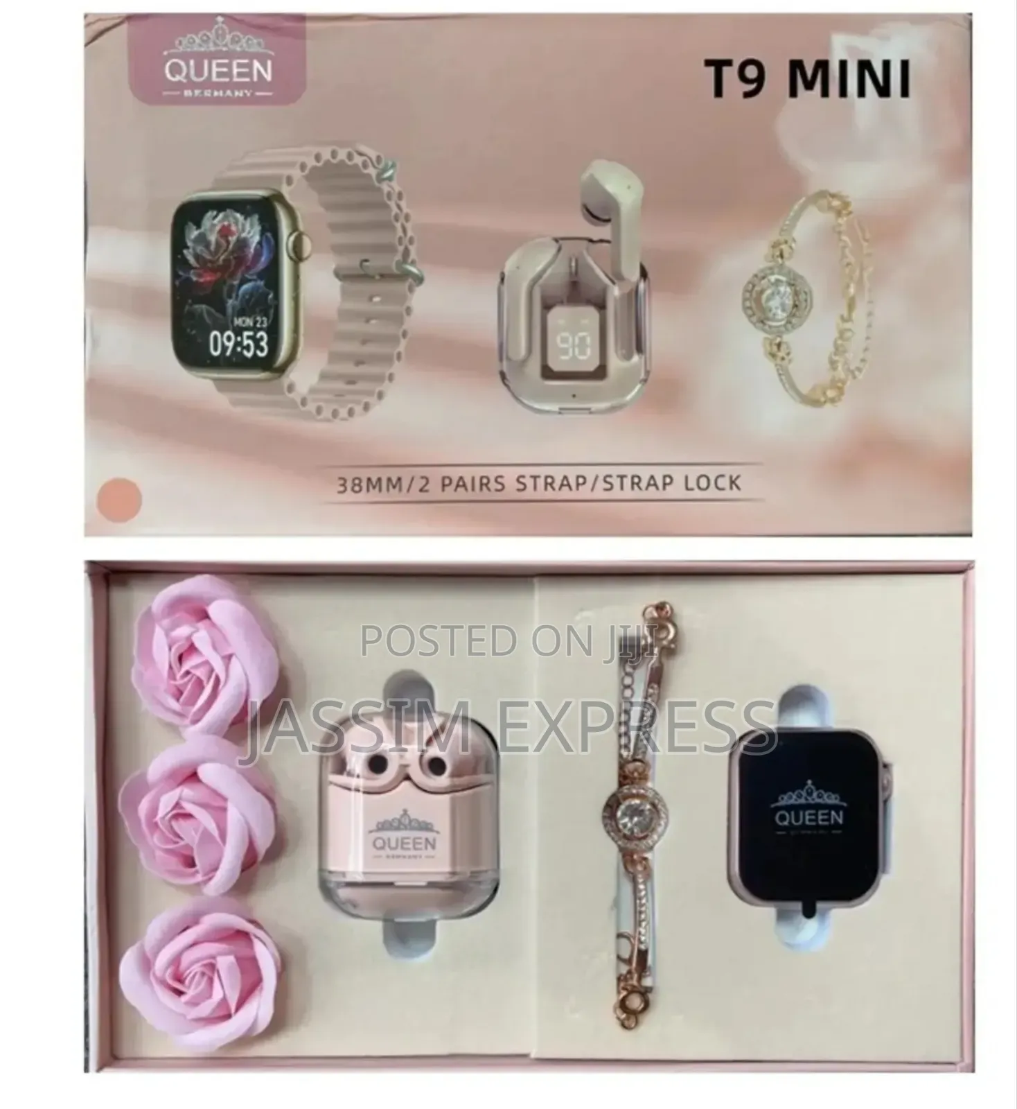 Germany Smart Watch With Airpods and Bracelet and Extra Straps