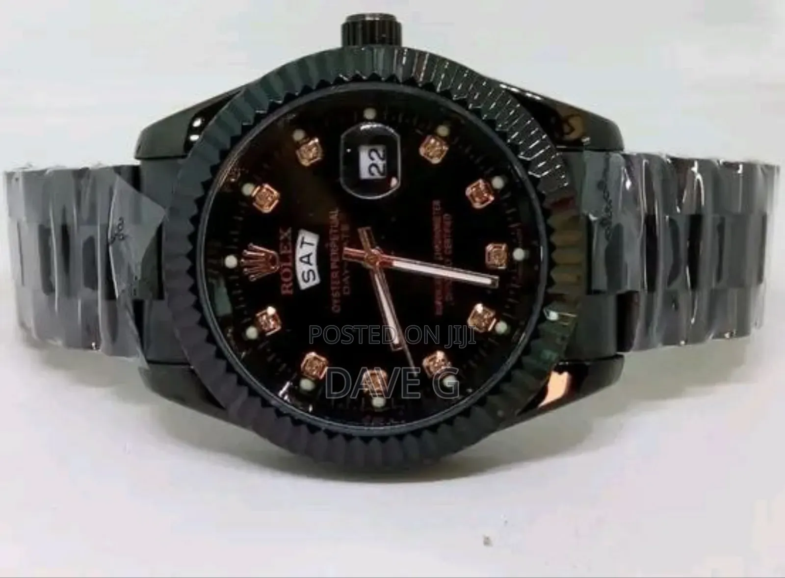 Full Black Rolex Watch for Man