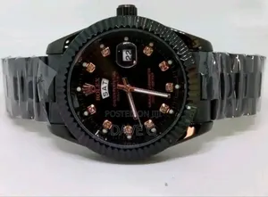 Photo - Full Black Rolex Watch for Man