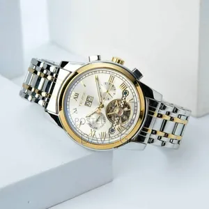 Tevise Luxury Men's Watch, Retro Carved, Waterproof Men's Watch