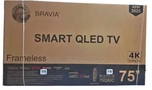 Photo - Bravia 75" Qled Frameless Tv – Cinema at Home! Free Delivery