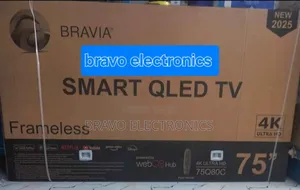 Bravia 75" Qled Frameless Tv – Cinema at Home! Free Delivery