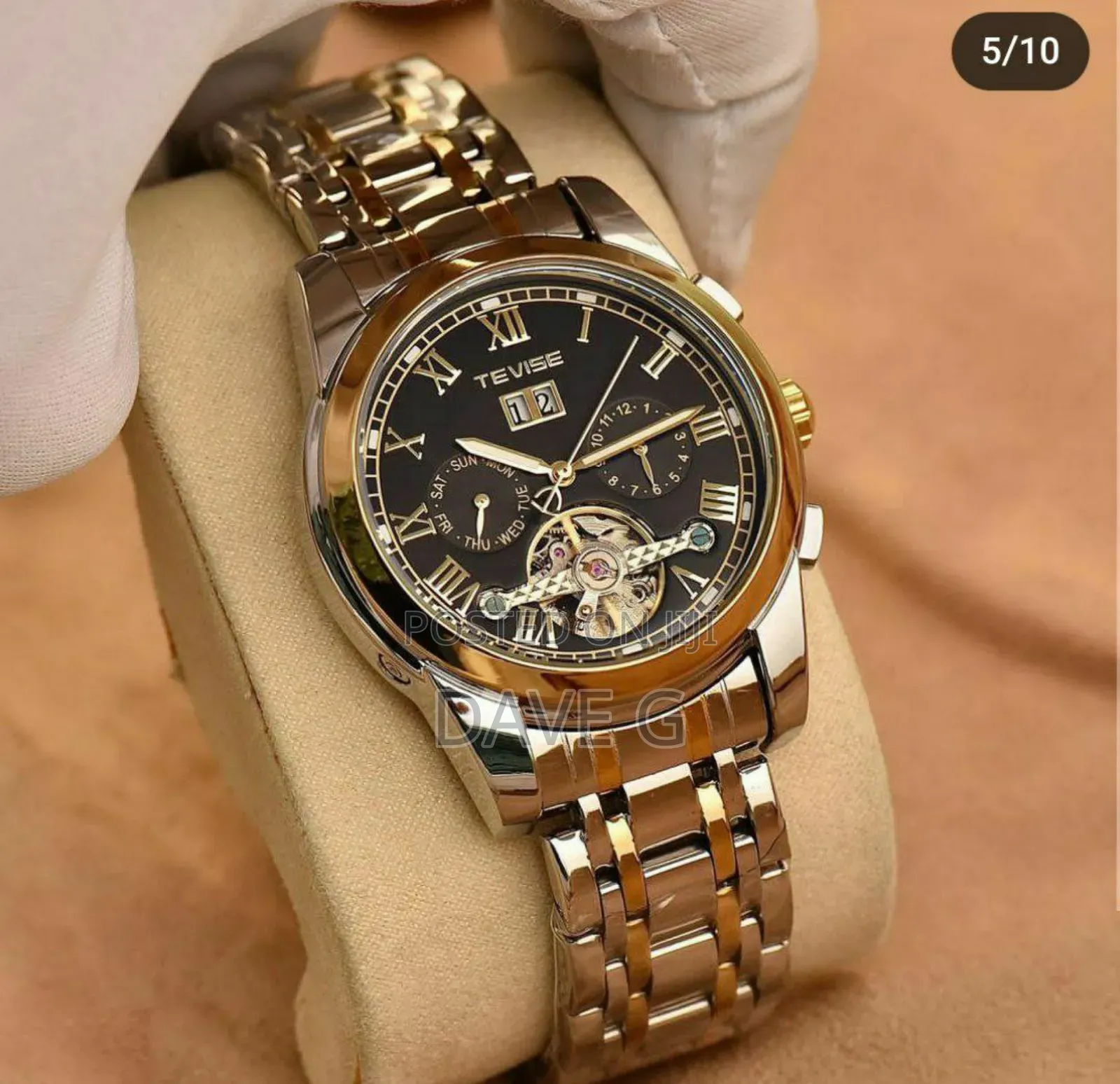 Tevise Brand Men's Automatic Mechanical Watch