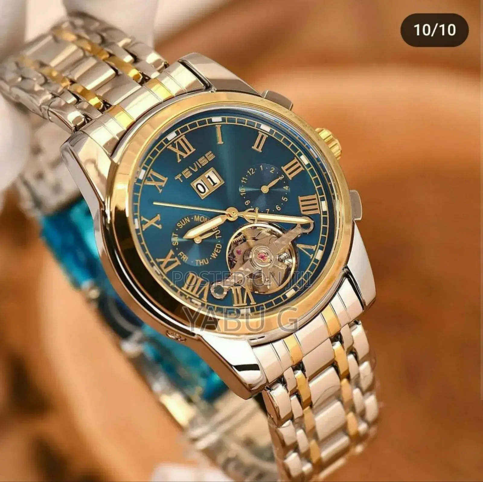 Men's Watch Automatic Business Watch Waterproof Stainless Steel