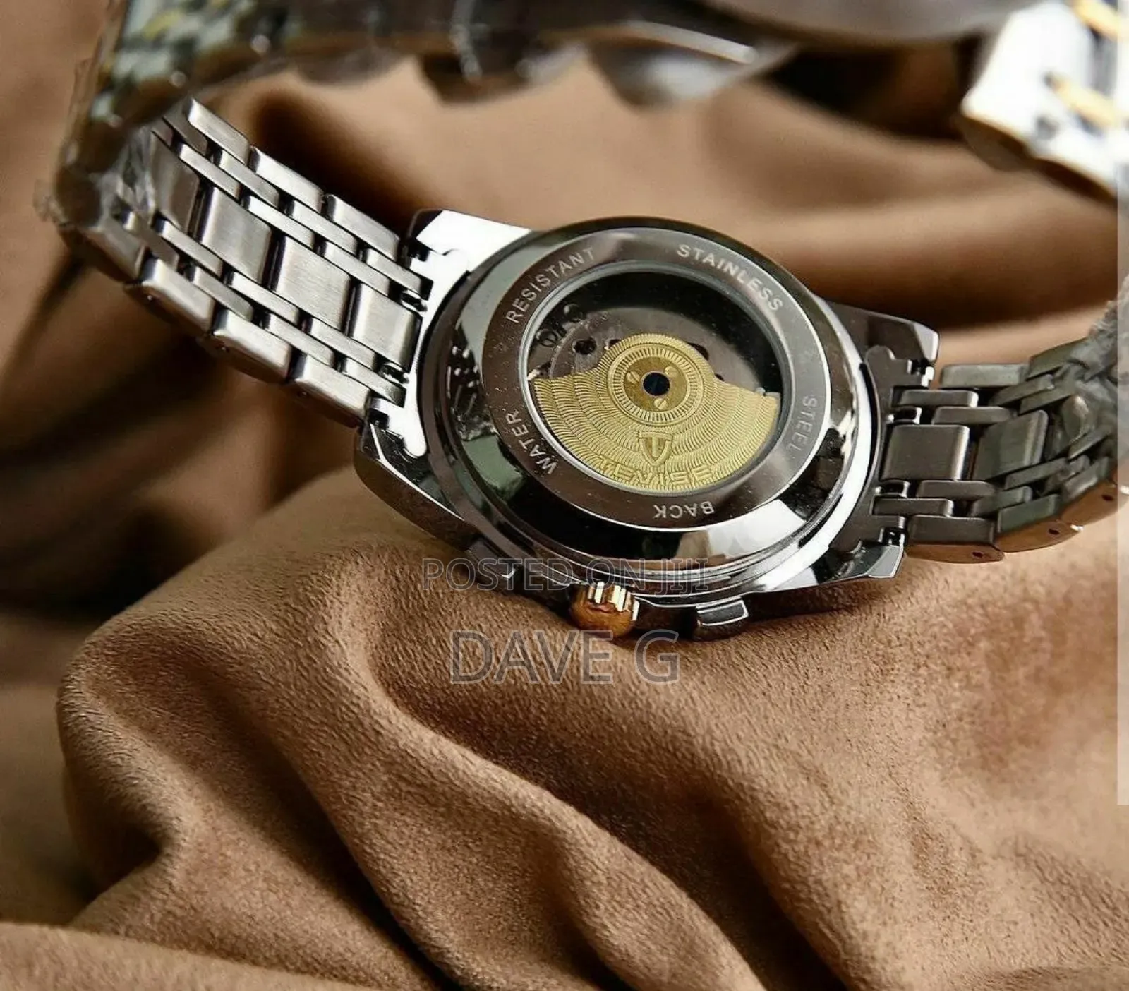 Men's Watch Automatic Business Watch Waterproof Stainless Steel