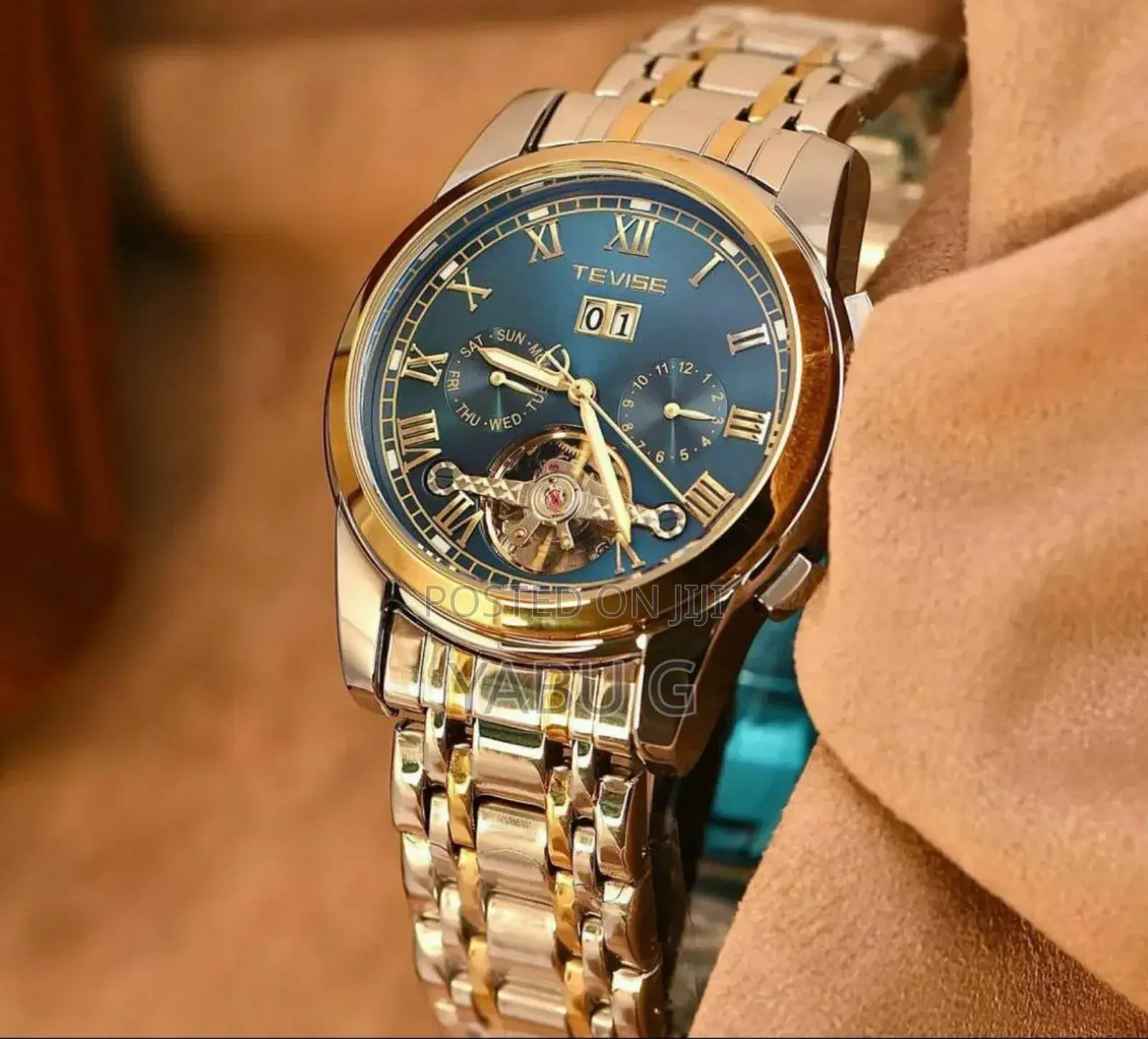 Men's Watch Automatic Business Watch Waterproof Stainless Steel