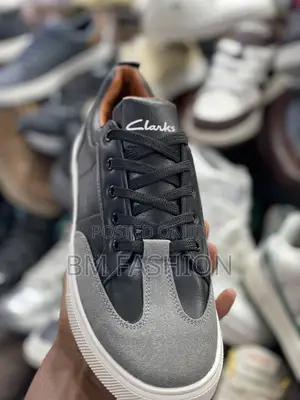 Clarks Flats Mens Casual Shoes Upper Leather and Suede