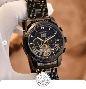 Luxury Tevise Brand Stainless Steel Men's Watch