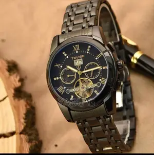 Luxury Tevise Brand Stainless Steel Men's Watch