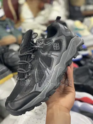 Photo - Black Premium Quality Columbia Hiking Sneakers