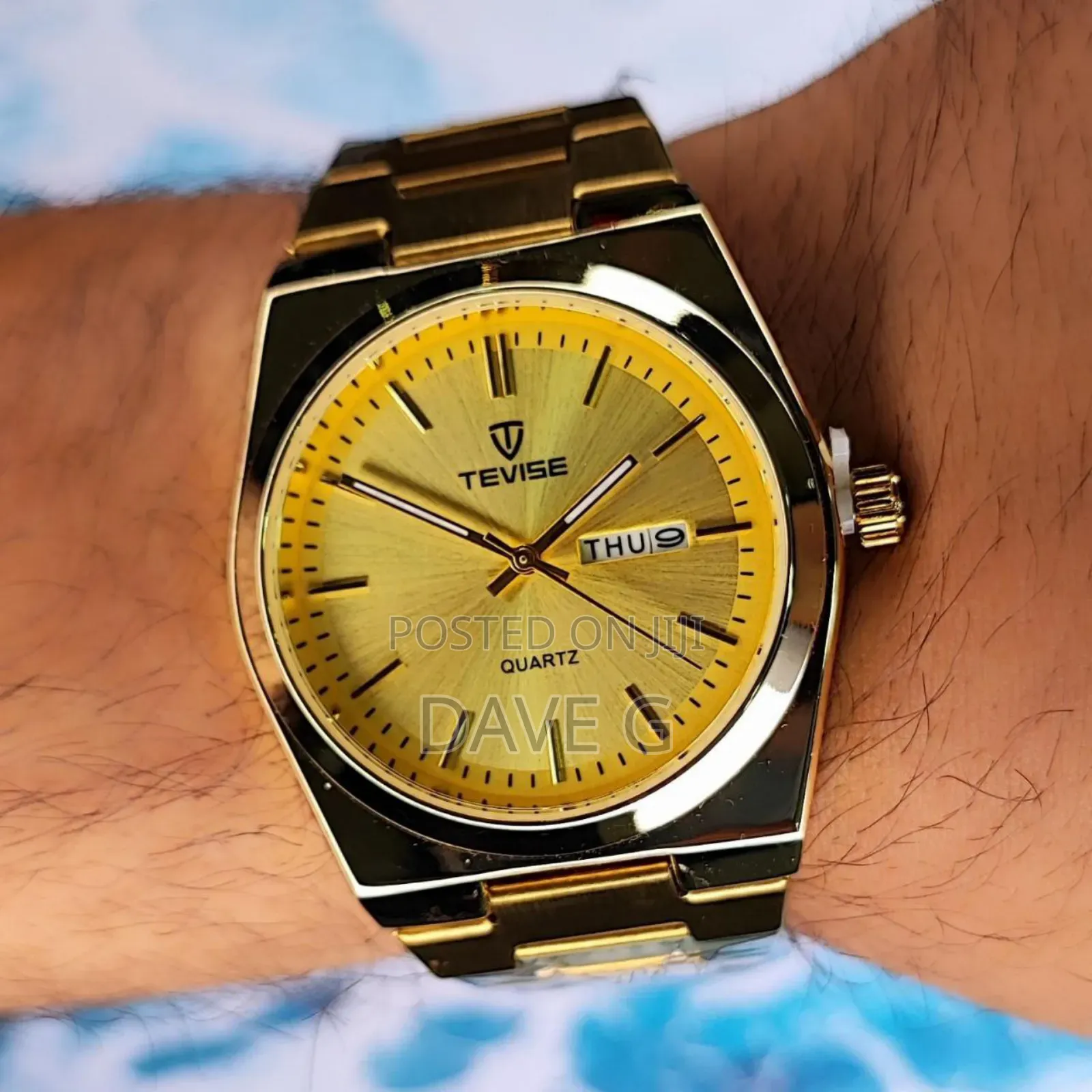 Tevise Luxury Quartz Men's New Model 2025 Watch