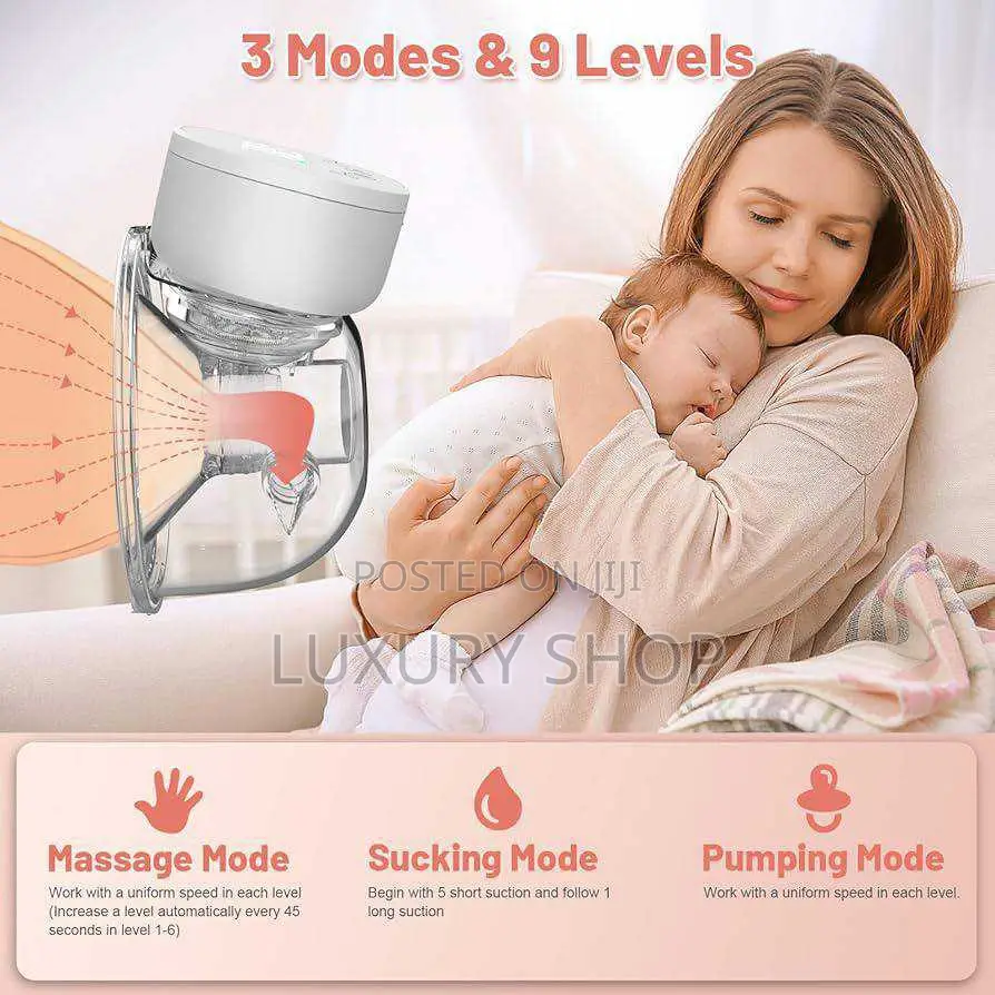 በቻርጅ የሚሰራ Wearable Breast Pump