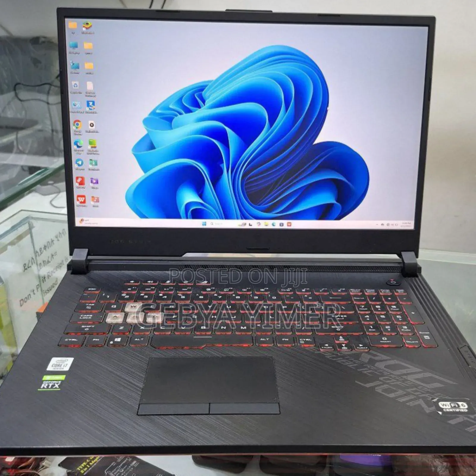 New Laptop Asus ROG Strix SCAR 15 8GB Intel Core I7 SSD 1T