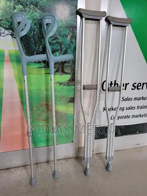 Photo - Crutches₩#Type:Elbow Crutches Leg Walking喚品adjustable Walking Stick