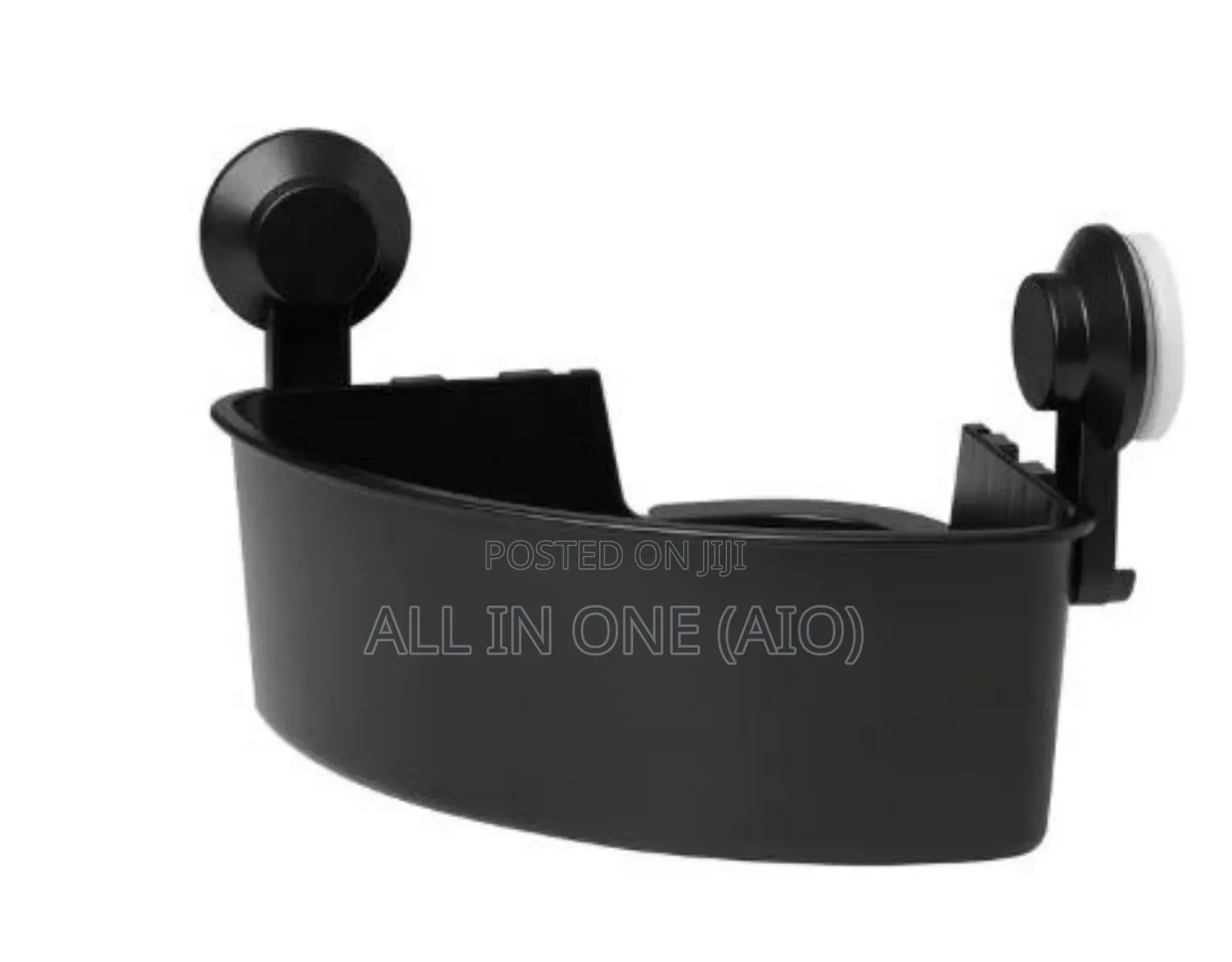 Ikea Tisken Corner Shelf Unit With Suction Cup, Black