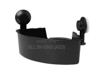 Ikea Tisken Corner Shelf Unit With Suction Cup, Black