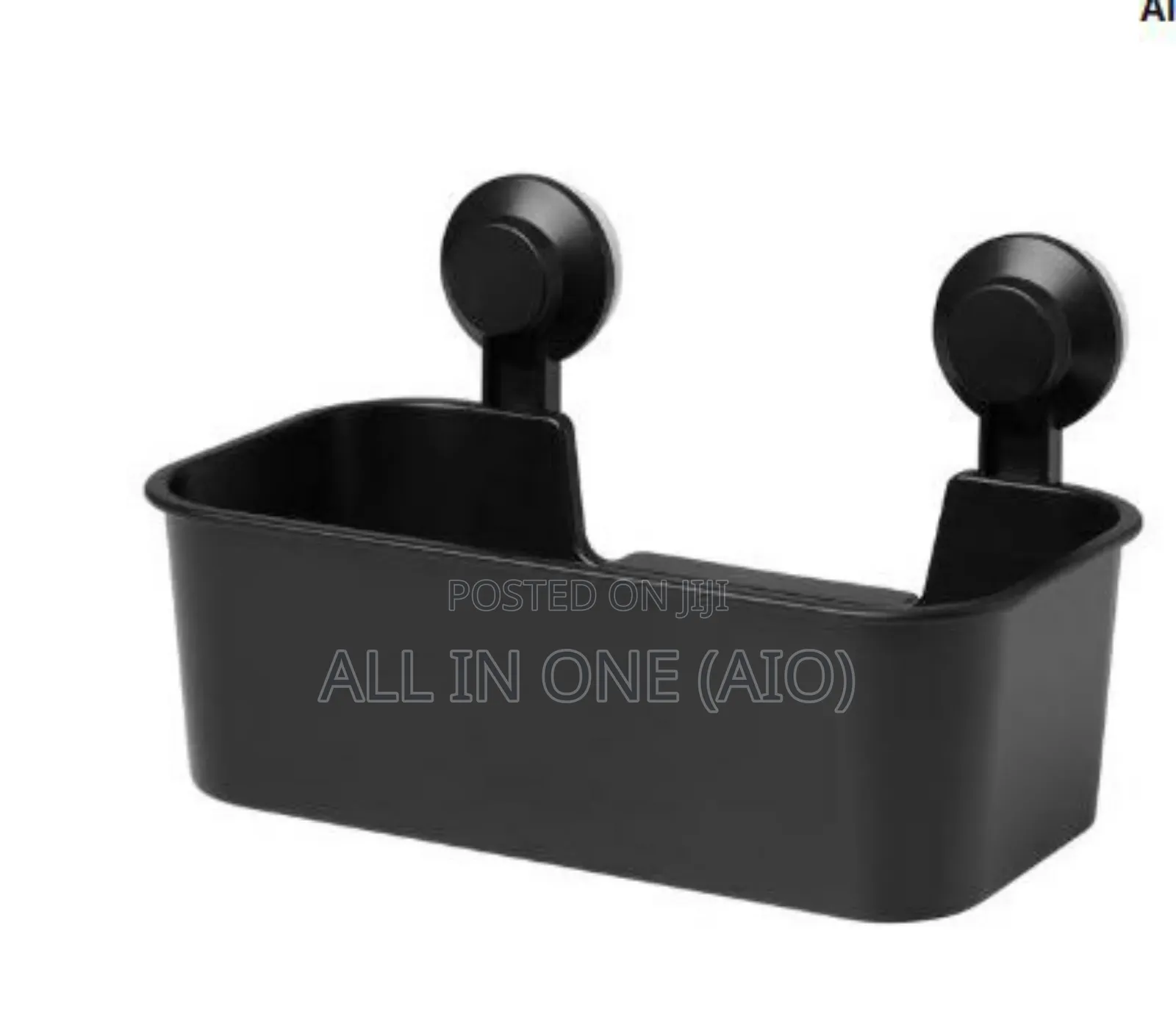 Ikea Tisken Corner Shelf Unit With Suction Cup, Black