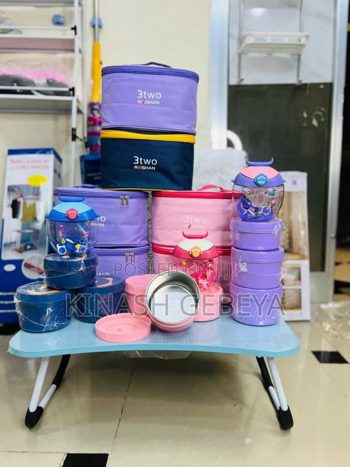 Stainless Steel Lunch Box With Water Bottle