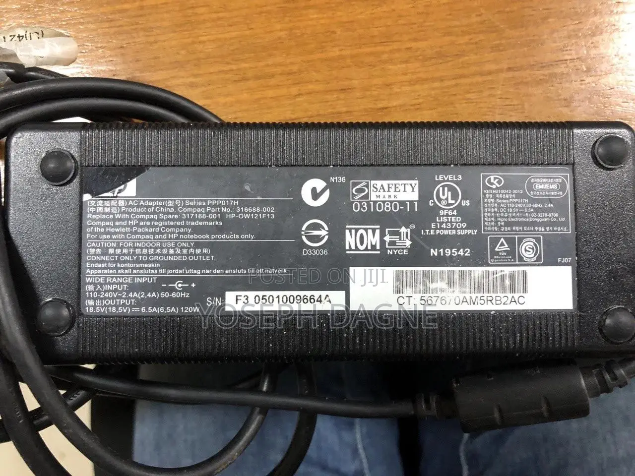 120w Gaming Laptop Charger