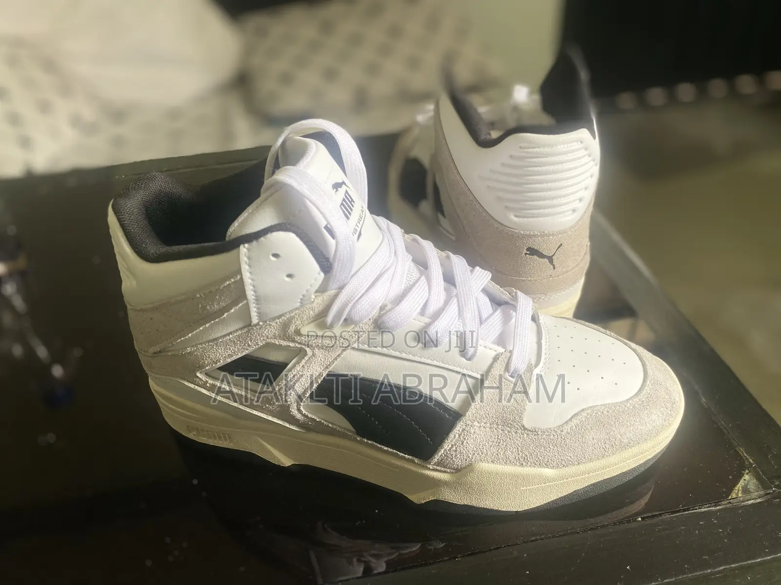 Puma Slipstream Hi Heritage - Black White Gray