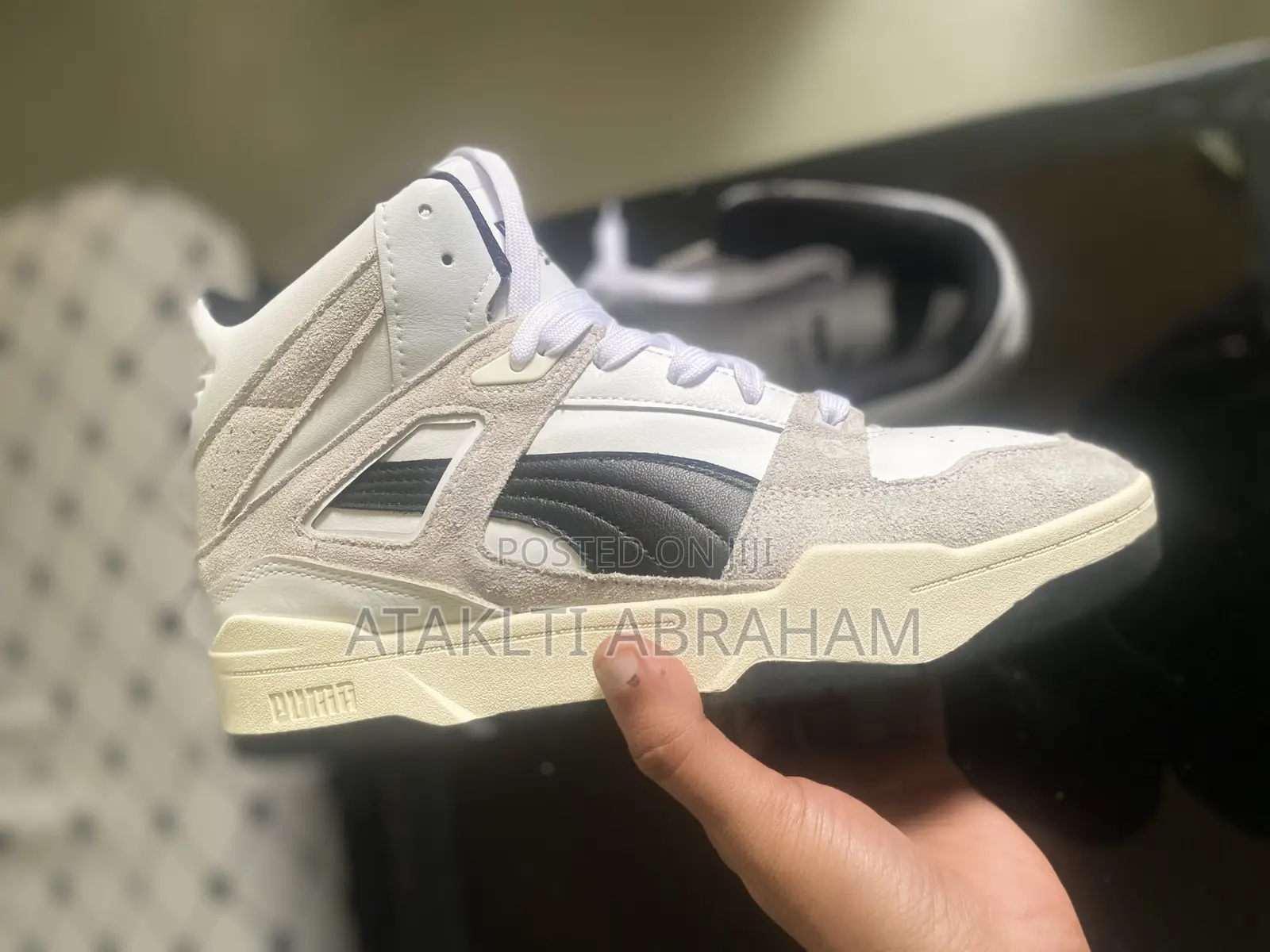 Puma Slipstream Hi Heritage - Black White Gray