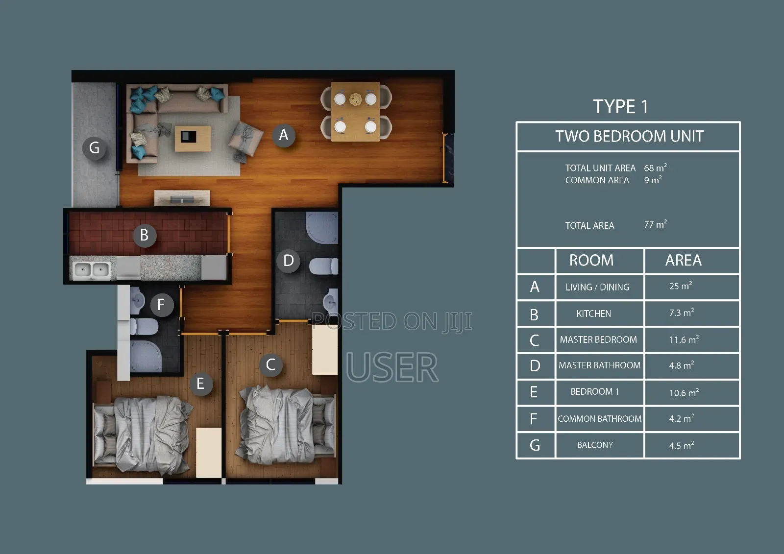 3bdrm Apartment in Visco Real Estate, Kirkos for sale