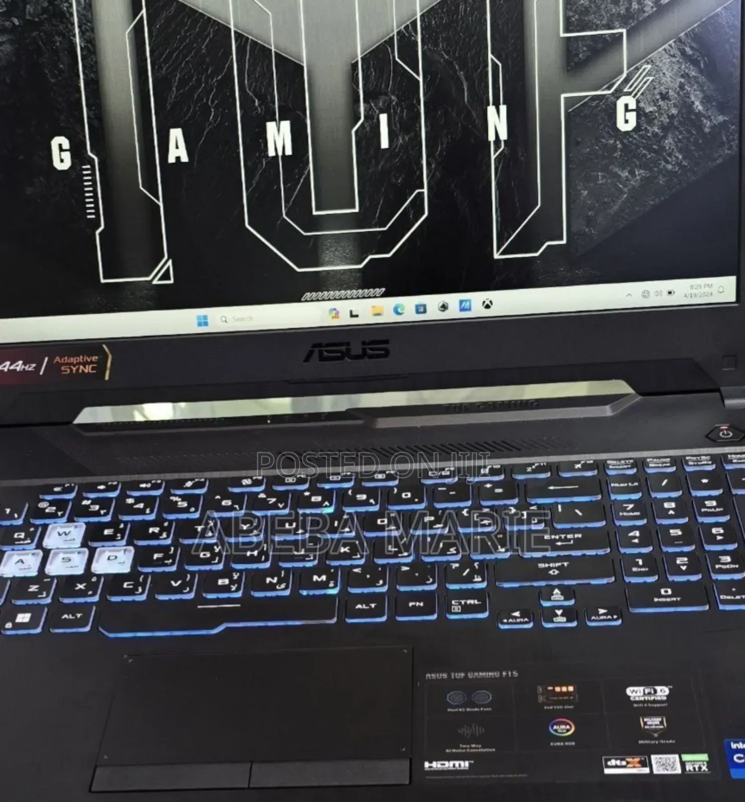 New Laptop Asus TUF Gaming A15 16GB Intel Core I7 HDD+SSD 1T