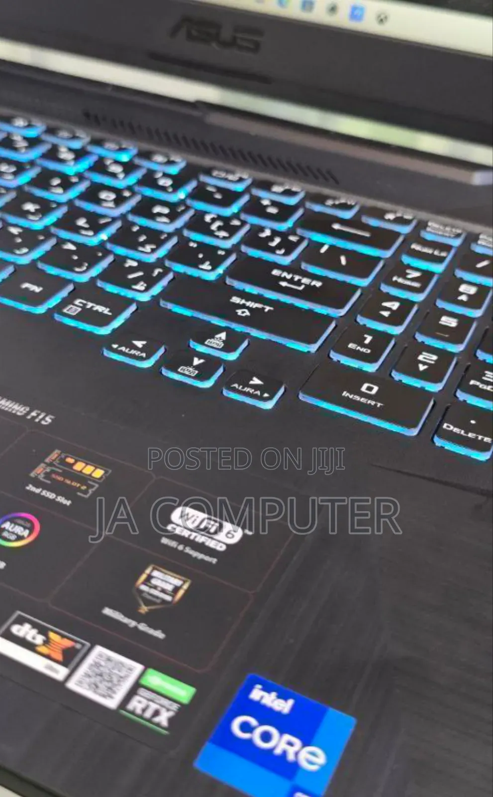 New Laptop Asus TUF Gaming A15 16GB Intel Core I7 SSHD (Hybrid) 1.5T