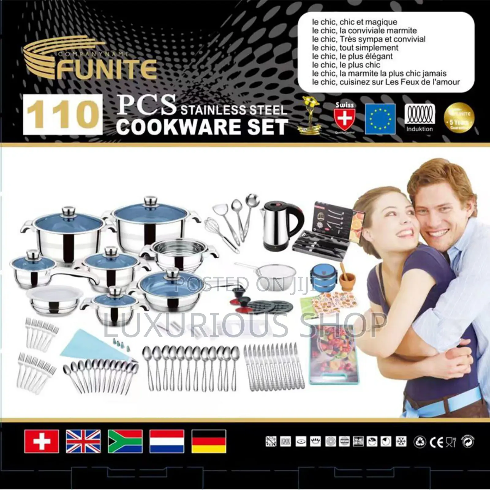 110 PCS Cookware Set