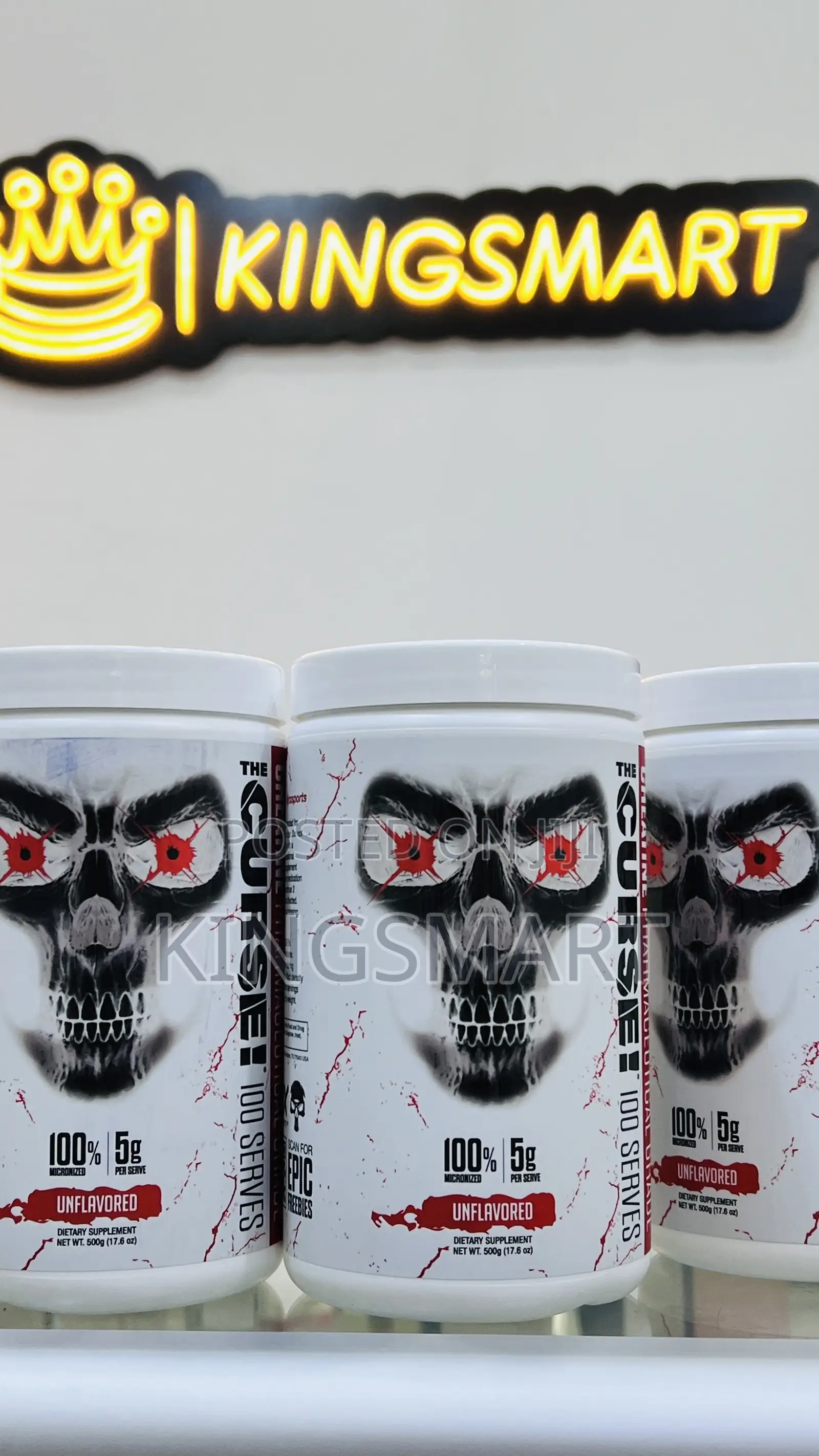 JNX the Curse 100 Serving Creatine Pharmaceutical Grade