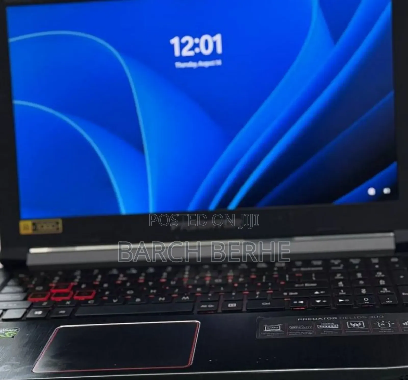 New Laptop Acer Predator 15 16GB Intel Core I7 SSD 256GB