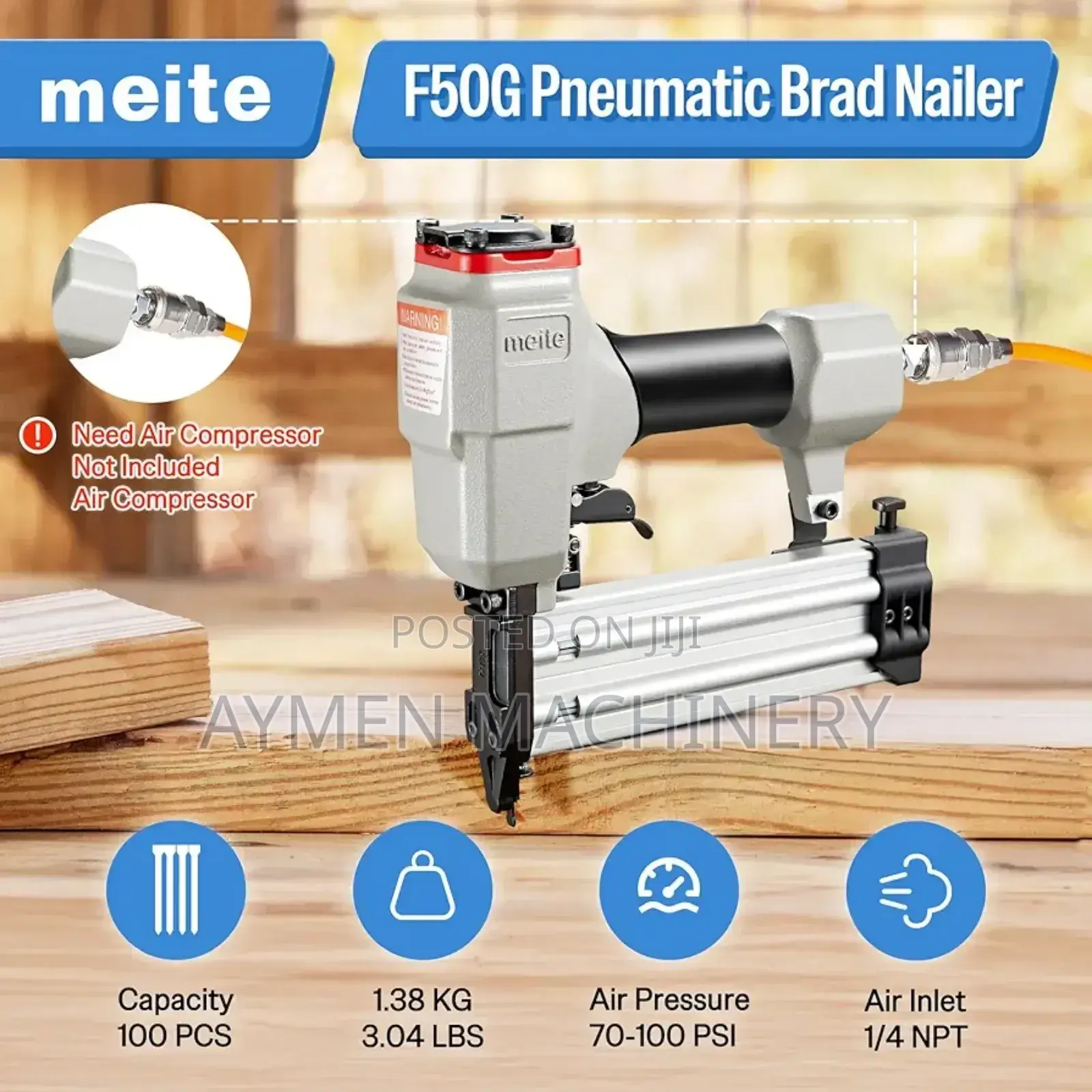 Meite F50 Nail Gun Shooter (ሹተር)