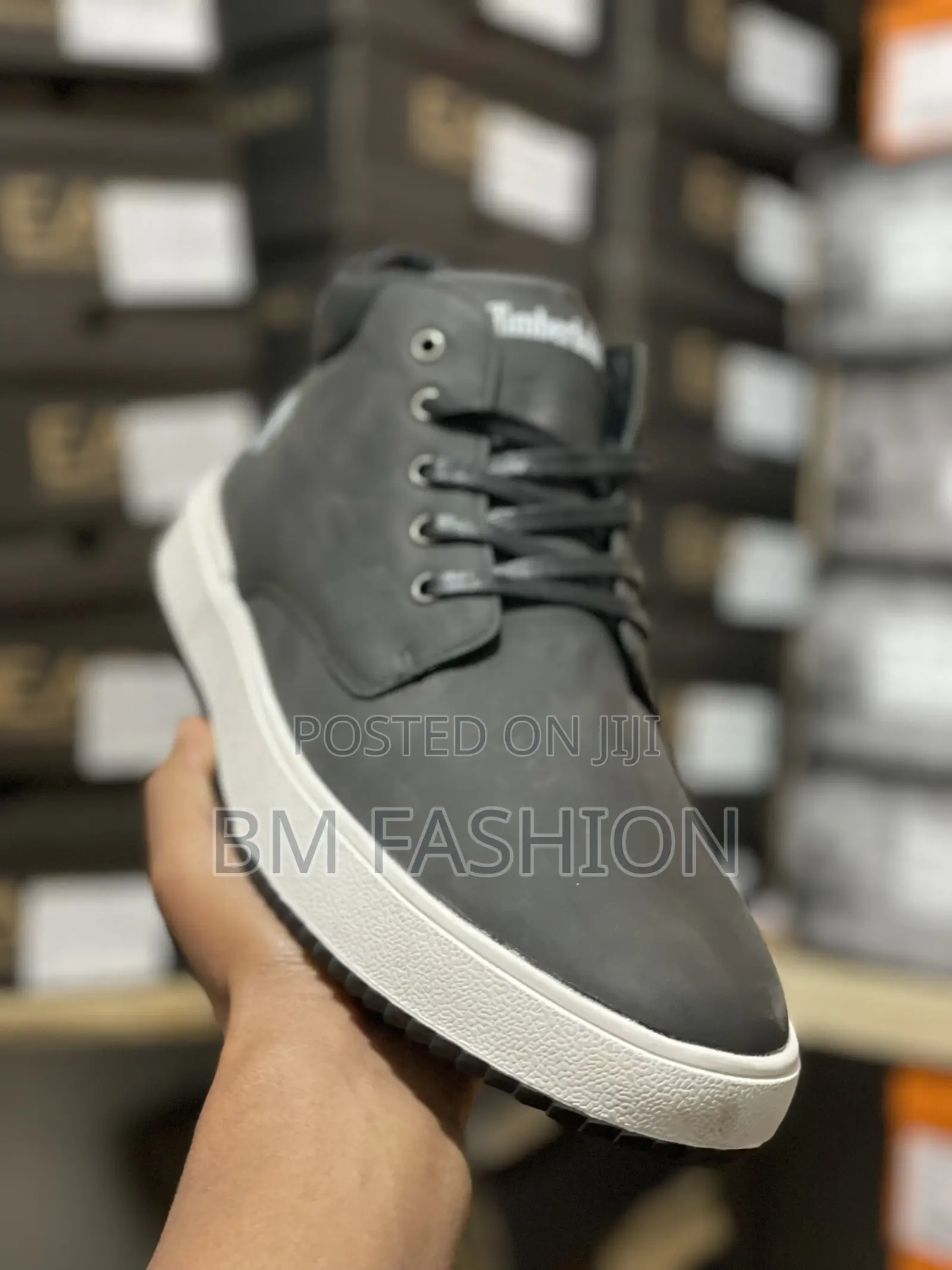 Timberland Black Cement Mid Boots Size 44 and 45