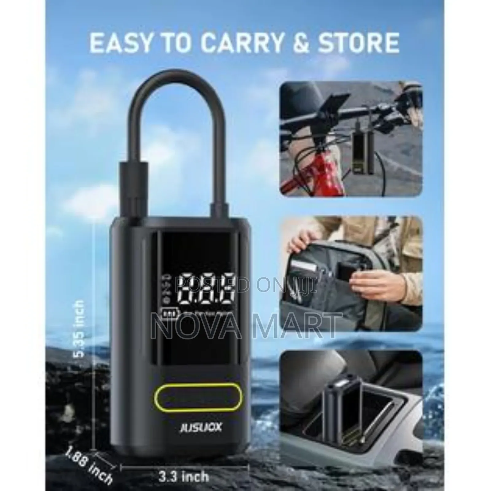 Cordless Air Pump for Car Tires